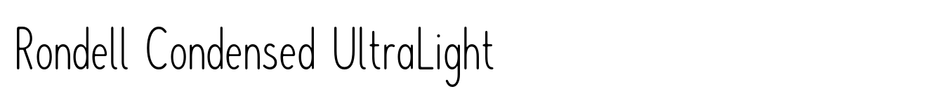 Rondell Condensed UltraLight image